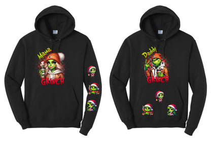 Mama Grinch Daddy Grinch HOODIE