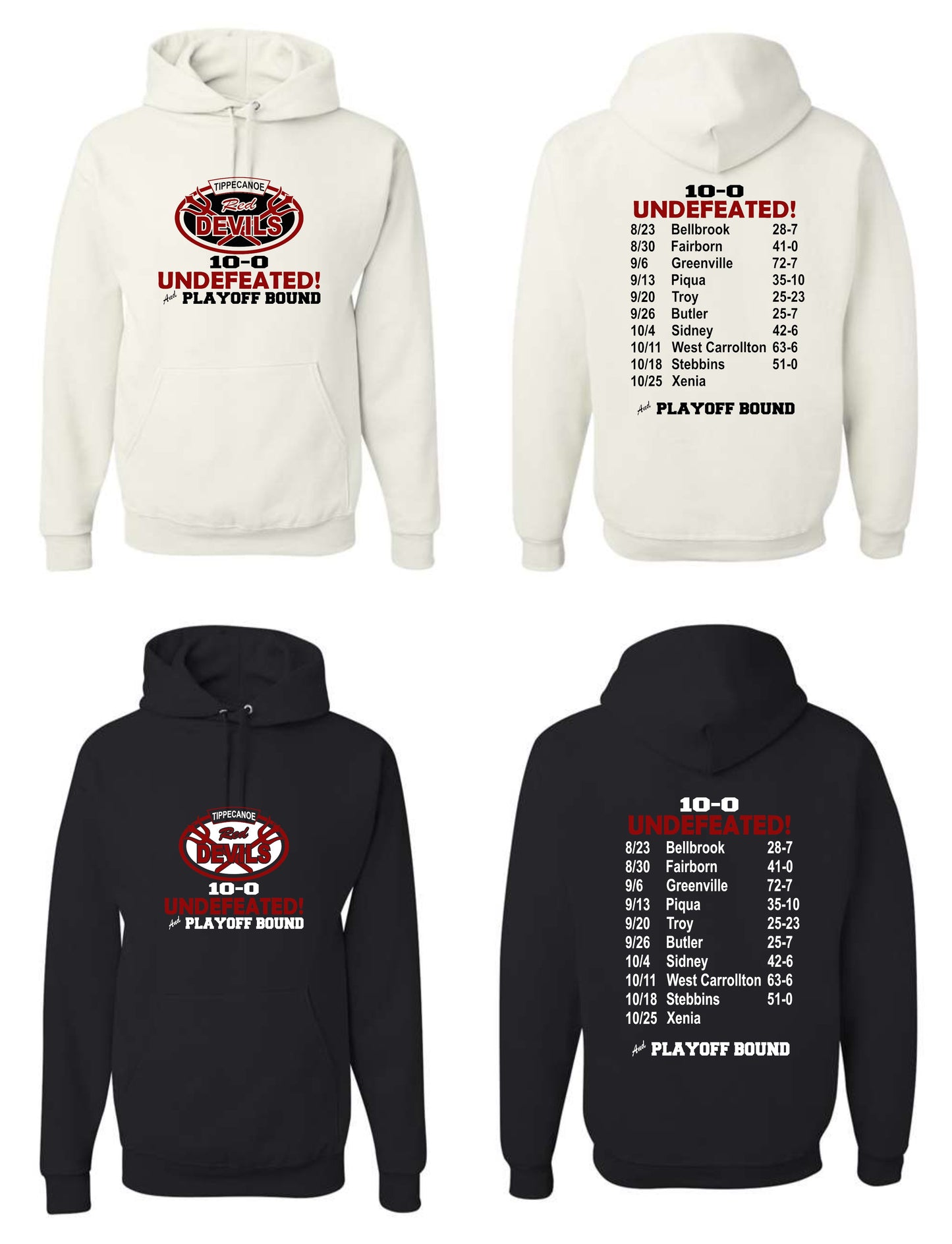 Tippecanoe Red Devils Playoff Hoodie